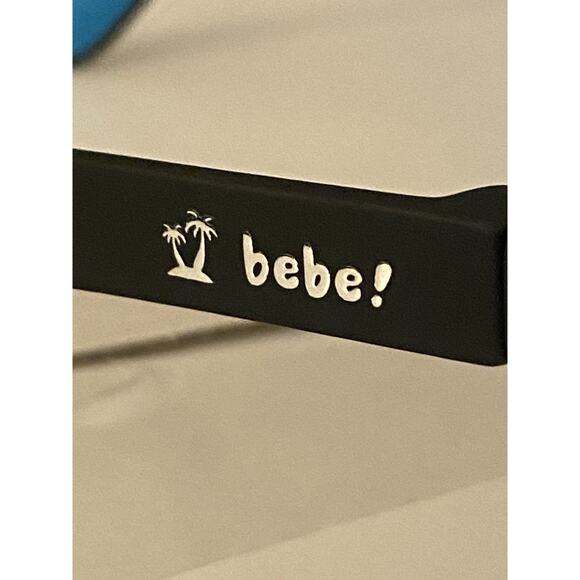 Bebe! Black Ocean Sports And Outdoors Blue Polarized UV400 Sunglasses NWT - Picture 3 of 14